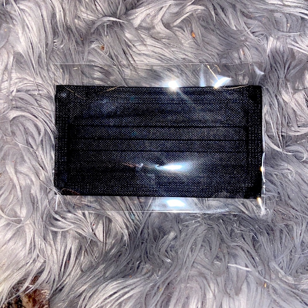 🖤 Face Masks 5x$12 3ply layer/Black